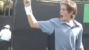 Back when they were kids: teenager Del Potro beats Cilic