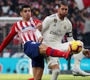 Morata visita el Bernabéu por primera vez como atlético