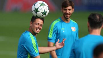 El Leverkusen recibe al CSKA con Chicharito en el once