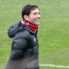 Marcelino: "Intentaremos que el halago no nos debilite"