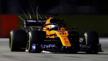 Carlos Sainz (McLaren MCL34). Singapur, F1 2019. 