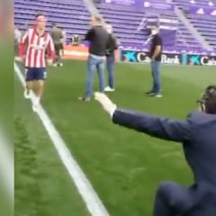 Futre, tal cual 'groupie' ante sus ídolos: estuvo genial con Simeone y João Félix