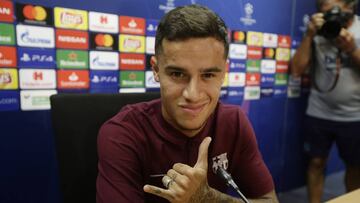 Philippe Coutinho está feliz.