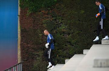 Argentina trained at the Ciutat Esportiva Joan Gamper in Sant Joan Despi,  Barcelona today.