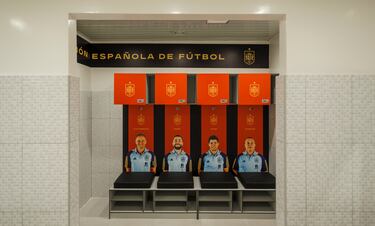 Y, por supuesto, también personalizados con los nombres del cuerpo técnico.