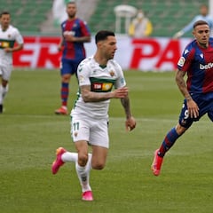 Roger, 200 partidos oficiales con el Levante en plena sequía