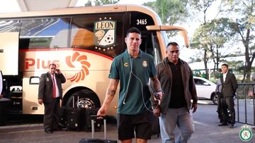 El volante colombiano integra la delegación de León para enfrentar al Atlas. Se desconoce si tendrá minutos, irá al banco y se quedará en la tribuna.