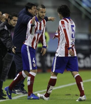Tiago fué sustituido por Mario Suárez.