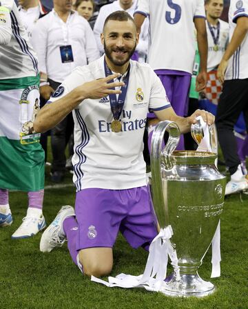 Karim Benzema ha anotado un total de 59 goles en la Champions con el Olympique Lyon y Real Madrid.