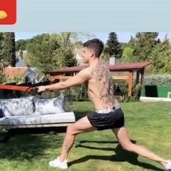 Giménez, Koke... el trabajo en casa de los jugadores del Atleti