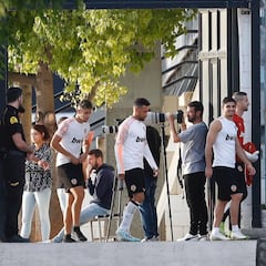 El Valencia, casi al completo a tres días del Metropolitano