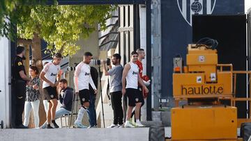 El Valencia, casi al completo a tres días del Metropolitano