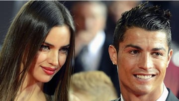 Irina Shayk y Cristiano Ronaldo en una gala.