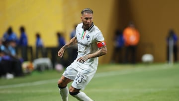 ATLANTA, GEORGIA - JULY 01: Sergio Ramos #93 of CF Monterrey controls the ball during the FIFA Club World Cup 2025 round of 16 match between Borussia Dortmund and CF Monterrey at Mercedes-Benz Stadium on July 01, 2025 in Atlanta, Georgia.   Alex Grimm/Getty Images/AFP (Photo by ALEX GRIMM / GETTY IMAGES NORTH AMERICA / Getty Images via AFP)