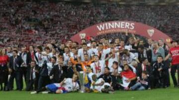 El Sevilla ya fue campeon de la Europa League la temporada pasada.