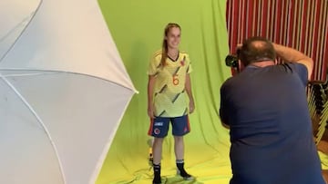La Selección Colombia Femenina en sesión de fotos