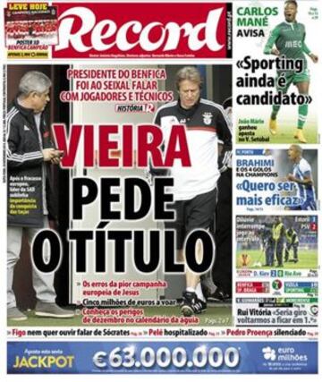 Portadas de la prensa deportiva