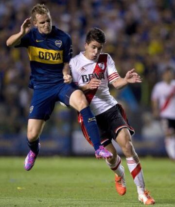 Boca Juniors igualó en la Bombonera ante River Plate 0-0 en la semifinal de ida de la Copa Sudamericana. 