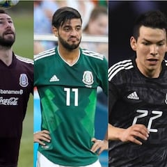 Las bajas de la Selección Mexicana para la Copa Oro