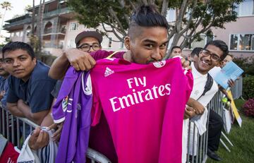 El Real Madrid ya se encuentra en Los Ángeles