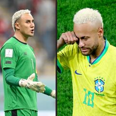 Cristiano Ronaldo, Keylor Navas y Neymar, los perdedores del Mundial de Qatar 2022