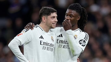 Valverde y Camavinga, del Real Madrid.