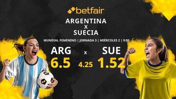 Argentina vs. Suecia: horario, TV, estadísticas, clasificación y pronósticos del Mundial Femenino 2023
