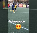 Otro goleador: Pinilla presume de esta definición de su hijo