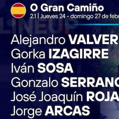 El Movistar confirma el regreso de Valverde en O Gran Camiño