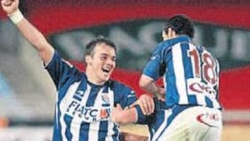 <b>INUSUAL. </b>Esta imagen de Kovacevic celebrando un gol no se repite desde octubre de 2005.