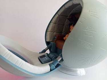 Goku bebé en cápsula Saiyan por Banpresto