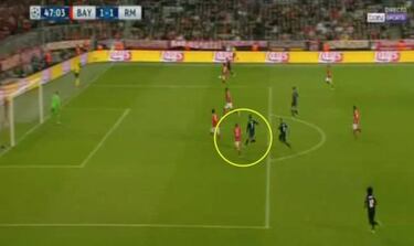 Cómo Cristiano rompió al Bayern de delantero centro