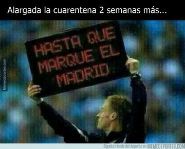 Los memes deportivos no paran por el coronavirus