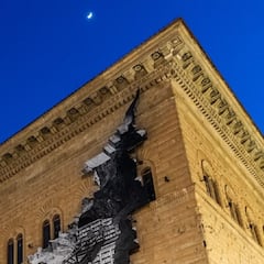La espectacular 'herida' del Palacio Strozzi de Florencia