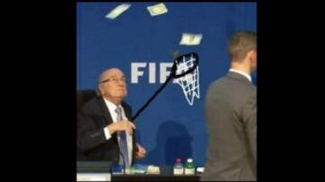 Los mejores memes de Blatter y Platini