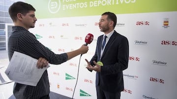 27/10/17 DIARIO AS FORO EVENTOS DEPORTIVOS 2017 ED17 
 ENTREVISTA ASTV BORJA MAROTO CON KEPA OLABARRIETA DIRECTOR BILBAO EKINTZA