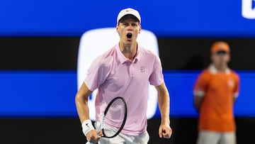 Jannik Sinner, en el Miami Open.