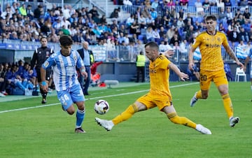 HAitam se lesionó también el año pasado en este partido contra la Ponferradina cuando estaba siendo el mejor.