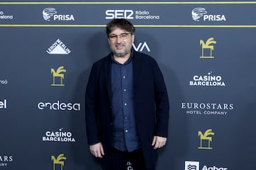 El periodista, Jordi Évole, en la alfombra de los Premios Ondas 2024.