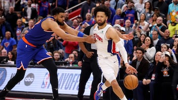 Karl-Anthony Towns y Cade Cunningham -