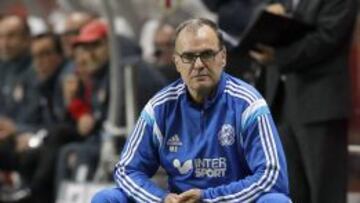 Bielsa, durante el partido.