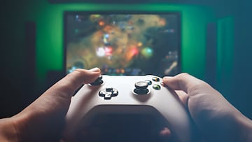 videojuegos mando consola xbox pantalla monitor