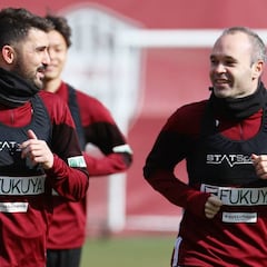 Villa: "Todo es más fácil cuando juegas al lado de Iniesta"