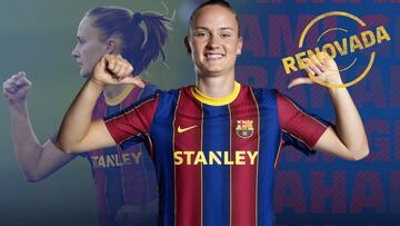 Graham Hansen, jugadora del Barça.