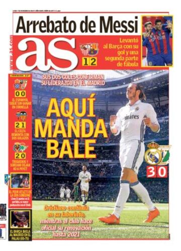 Las portadas de AS de noviembre