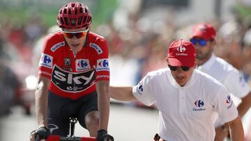 Etapa 16: Froome vuela en la crono de la Vuelta a España