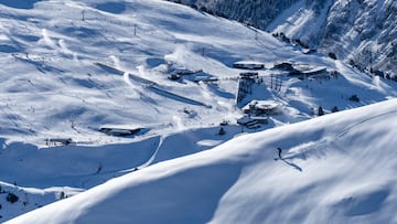 Baqueira Beret desde el aire