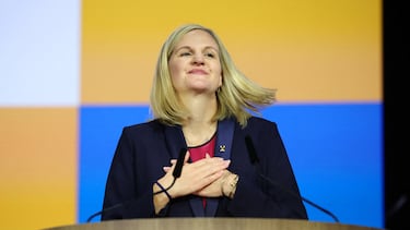 Kirsty Coventry agradece su nombramiento como presidenta a la Asamblea del COI.