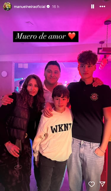 Trini, hija de Manuel Neira y Pamela Díaz, festeja a su papá en redes con esta foto: Colo Colo es protagonista