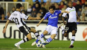 Hao Junmin jugó en el Schalke 04 y precisamente se midió con el Valencia en Liga de Campeones.